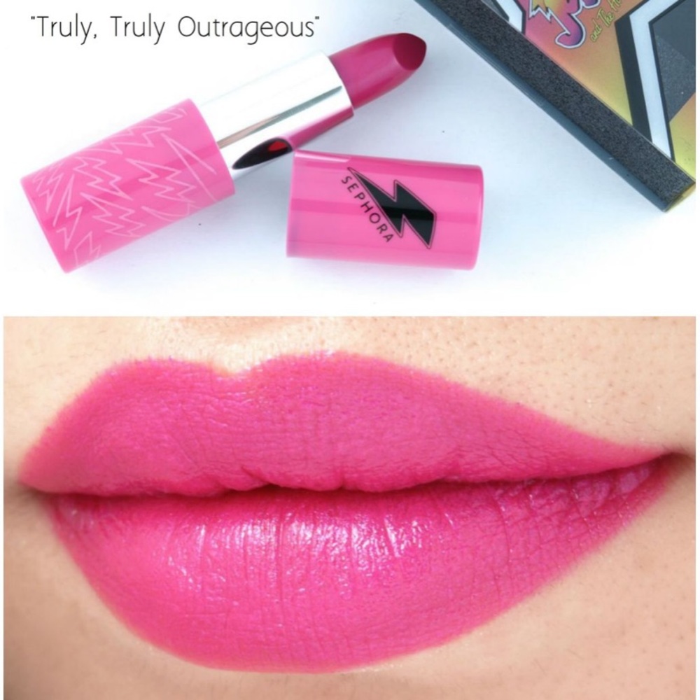 Jem X & The Holograms Sephora Hot Pink Lipstick - Picture 2 of 7